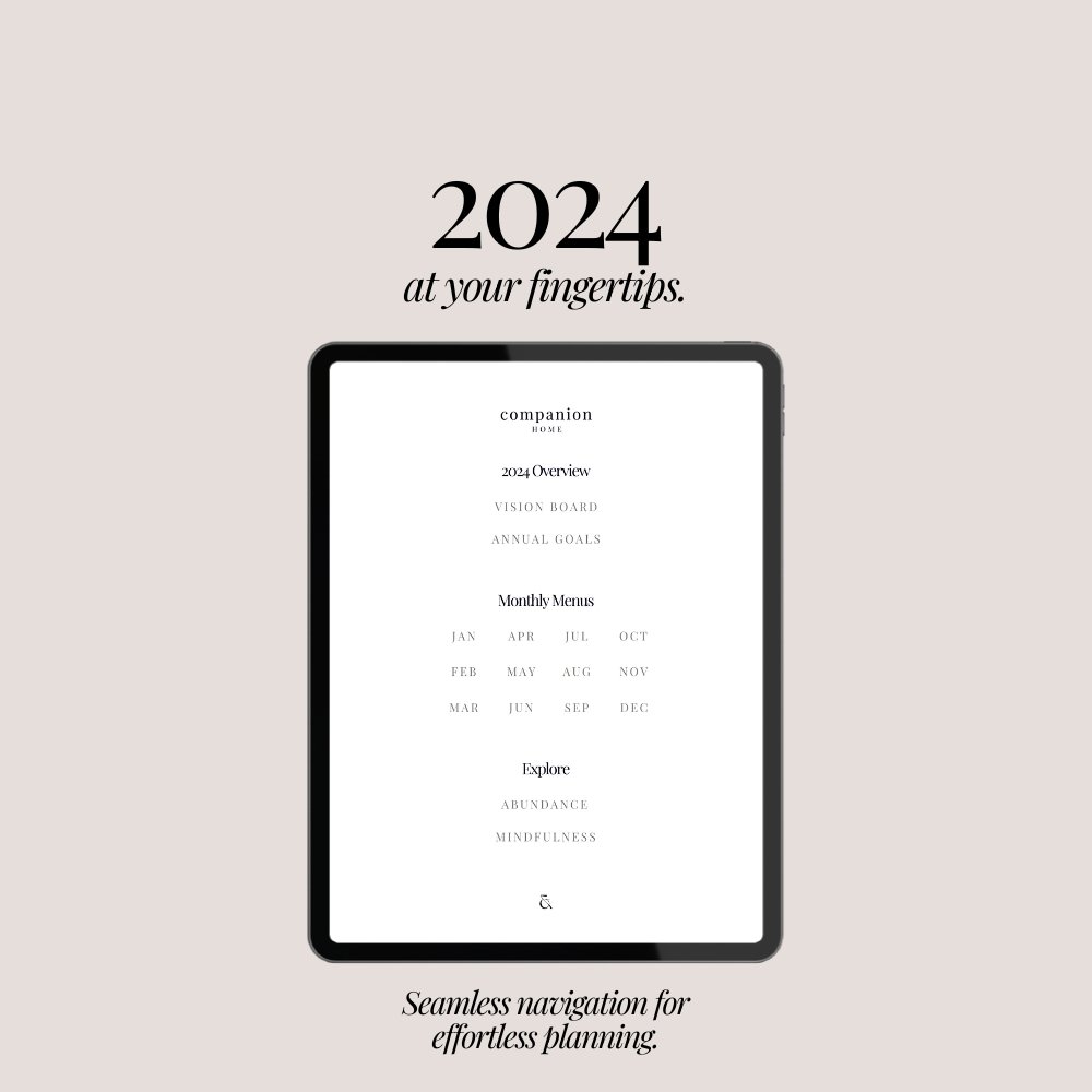 companion 2024 planner & journal – Wise & Soul